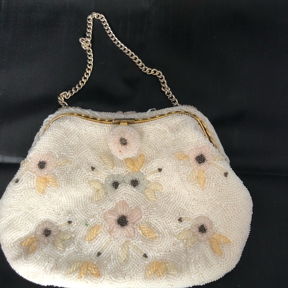 Vintage Hand Beaded Purse